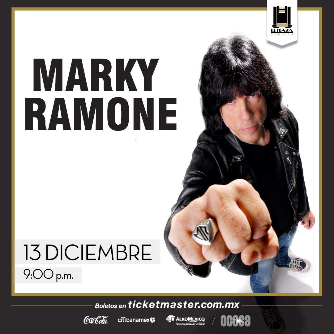 Flyer Marky Ramone el Plaza 