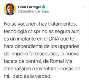 leon-larregui-covid tweet-2